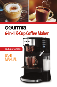 Manual Gourmia GCM6000 Coffee Machine