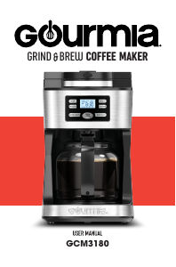 Manual Gourmia GCM3180 Coffee Machine