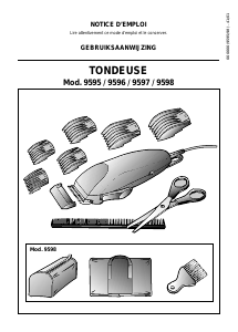 Mode d’emploi Calor 9598 Tondeuse