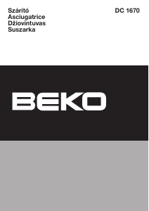Manuale BEKO DC 1670 Asciugatrice