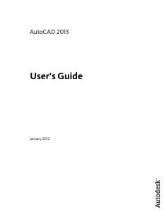 Manual Autodesk AutoCAD 2013