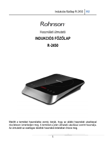 Használati útmutató Rohnson R-2450 Főzőlap