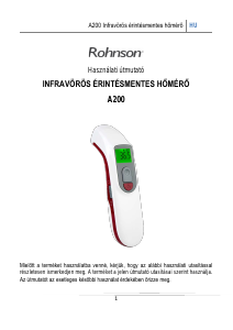 Használati útmutató Rohnson A200 Hőmérő