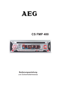 Bedienungsanleitung AEG CS FMP 400 Autoradio