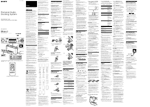 Manuale Sony ICF-DS11iP Radiosveglia