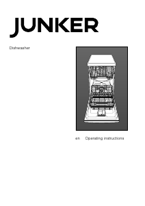 Manual Junker JS15VS90 Dishwasher