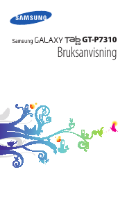 Bruksanvisning Samsung GT-P7310/M32 Galaxy Tab 8.9 Tablet