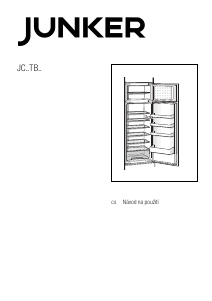 Manuál Junker JC60TB20 Lednice s mrazákem