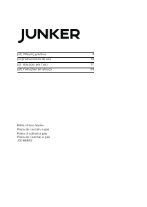 Manuale Junker JG16BB52 Piano cottura