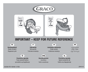 Rokasgrāmata Graco Logico S HP Automašīnas sēdeklis