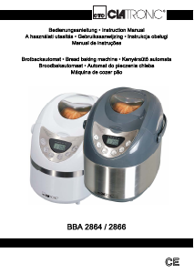 Instrukcja Clatronic BBA 2864 Automat do chleba