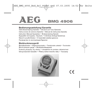 Handleiding AEG BMG 4906 Bloeddrukmeter