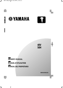 Handleiding Yamaha 40V Buitenboordmotor