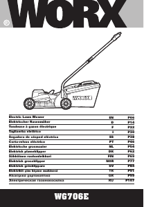 Manual Worx WG706E Lawn Mower
