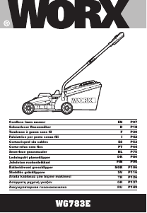 Manual Worx WG783E Lawn Mower