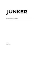 Priručnik Junker JF4377060W Pećnica