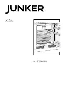Bruksanvisning Junker JC15GA20 Kjøleskap