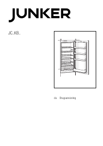 Brugsanvisning Junker JC20KB20 Køleskab