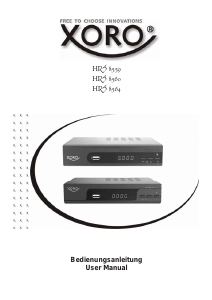 Handleiding Xoro HRS 8559 Digitale ontvanger