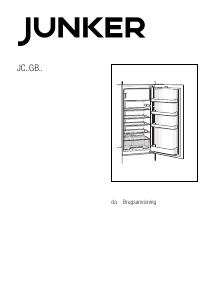 Brugsanvisning Junker JC30GB20 Køleskab