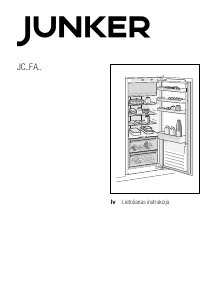 Rokasgrāmata Junker JC50FA31 Ledusskapis