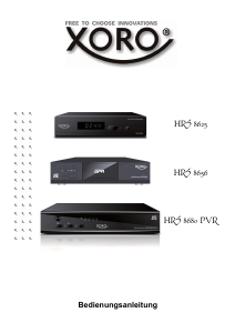 Bedienungsanleitung Xoro HRS 8656 Digital-receiver