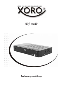 Bedienungsanleitung Xoro HRS 8820 IP Digital-receiver