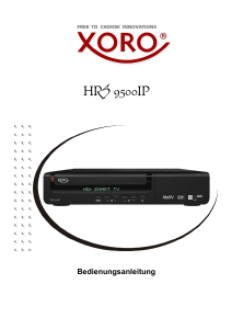 Bedienungsanleitung Xoro HRS 9500 IP Digital-receiver