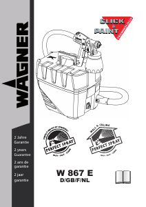 Manual Wagner WallPerfect Flexio 867 E Paint Sprayer