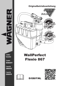 Manual Wagner WallPerfect Flexio 867 Paint Sprayer