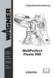 Mode d’emploi Wagner WallPerfect Flexio 990 Pistolet à Peinture