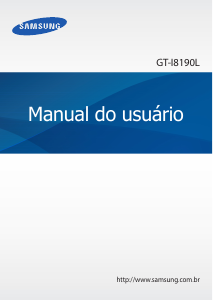 Manual Samsung GT-I8190L Galaxy S III Telefone celular