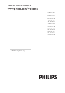 Bedienungsanleitung Philips 32PFL7605H LED fernseher