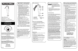 Manual de uso Proctor Silex 59738 Batidora de mano