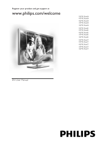 Manual Philips 37PFL7606K LED Television