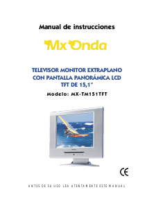 Manual de uso MX Onda MX-TM151TFT  Televisor de LCD