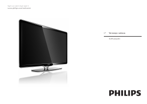 Vadovas Philips 40PFL8664H LED televizorius