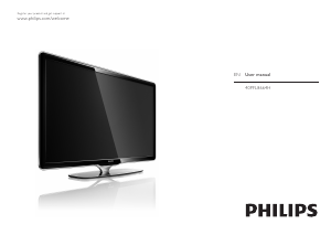 Manual Philips 40PFL8664H LED Television