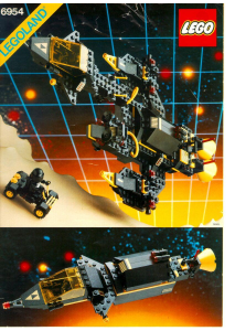 Handleiding Lego set 6954 Blacktron Renegade