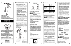 Manual Hamilton Beach 59765 Hand Blender