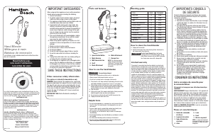 Handleiding Hamilton Beach 59785R Staafmixer