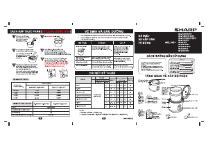 Hướng dẫn sử dụng Sharp KS-11ETVRB Nồi cơm điện