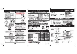 Hướng dẫn sử dụng Sharp KS-N182ETVSW Nồi cơm điện