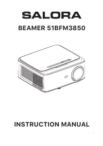 Manual Salora 51BFM3850 Projector