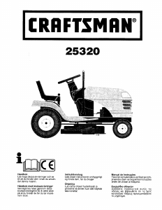 Bruksanvisning Craftsman 25320 Gressklipper