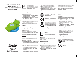 Mode d’emploi Alecto BC-05 Thermomètre de bain