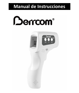 Manual de uso Berrcom JXB-178 Termómetro