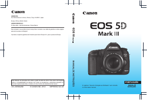 Manual Canon EOS 5D Mark III Câmara digital