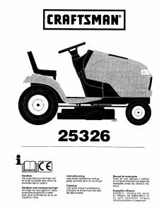 Manual Craftsman 25326 Corta-relvas