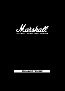 Handleiding Marshall Stockwell II Luidspreker